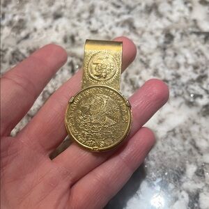 Vintage Gold Coin Money Clip